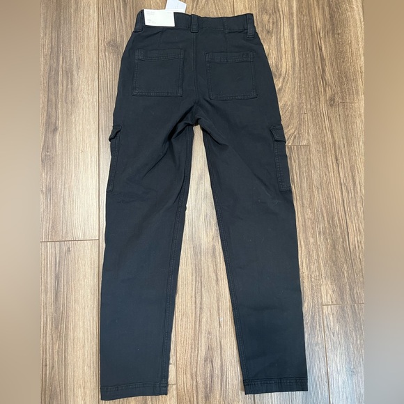 American Eagle High Rise Straight Stretch Pants Size 000 short - Picture 8 of 8